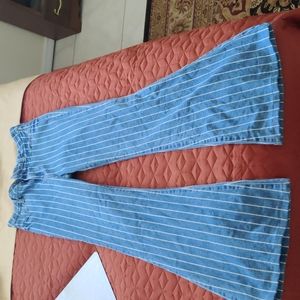 Pinstripe bell bottoms